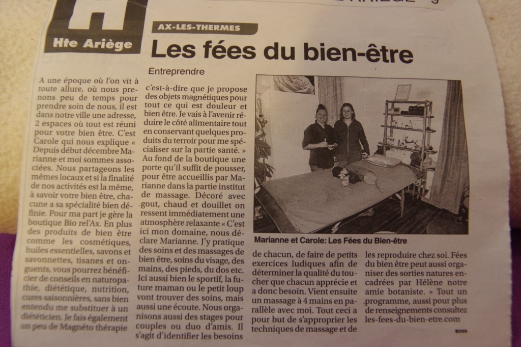 Ax les Thermes est déjà sous la neige ! Venez partager un vin chaud et découvrir le nouvel espace de soin des Fées du bien-être le vendredi 15 décembre entre 18h et 20h.