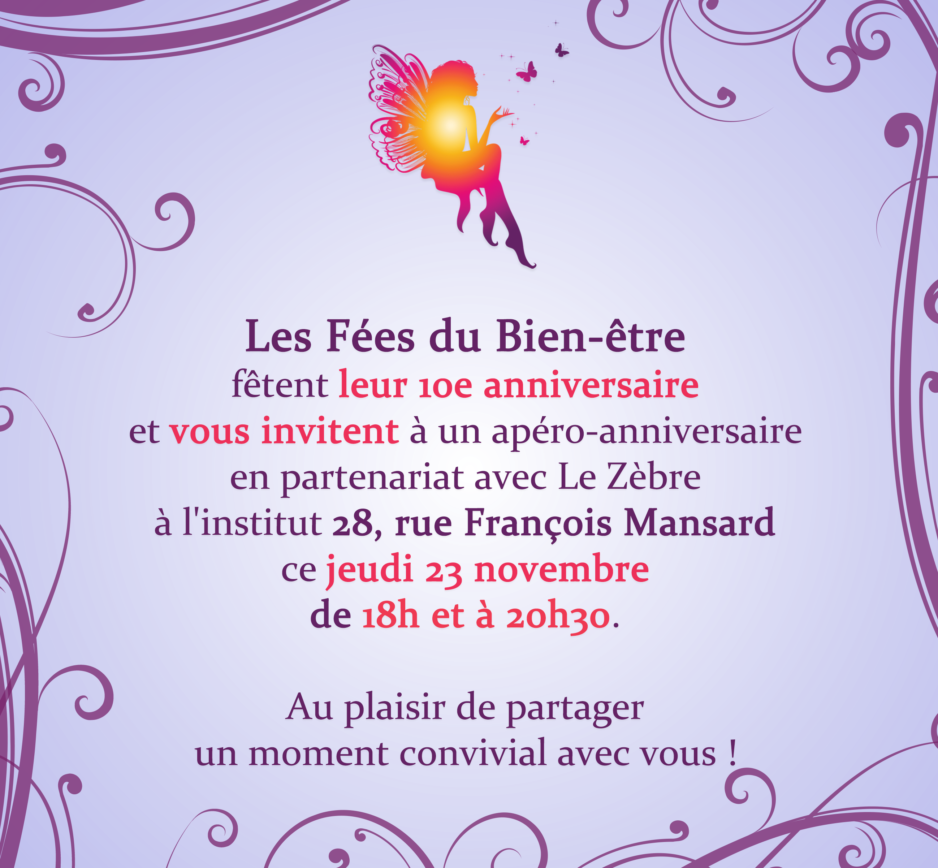 les 10 ans des fées du bien-être